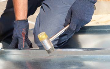 Lower Lode metal flat roofing repairs